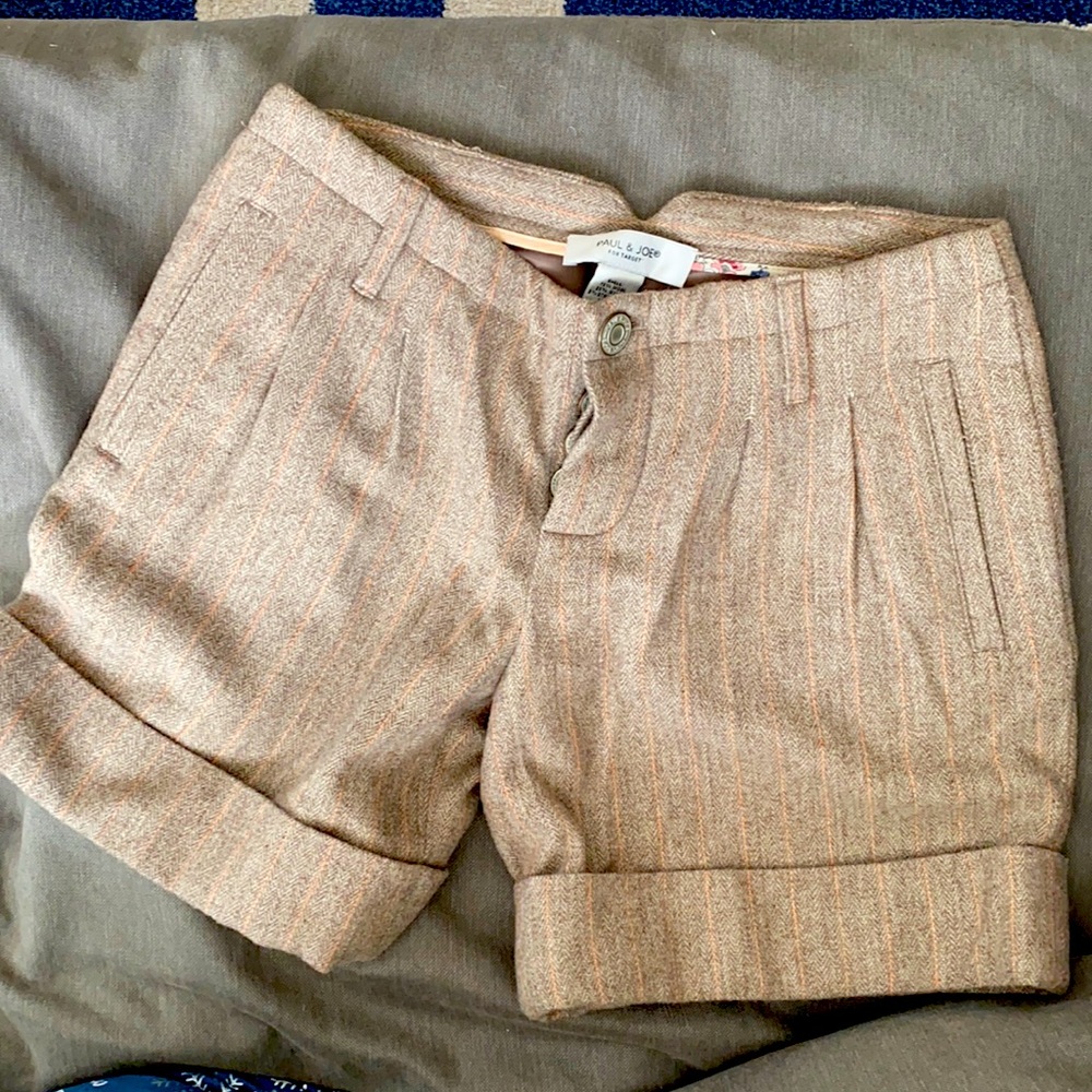Paul and joe wool shorts fully lined